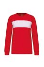 PA373 környakas unisex sport pulóver Proact, Sporty Red/White-2XL