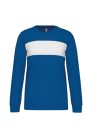 PA373 környakas unisex sport pulóver Proact, Sporty Royal Blue/White-2XL