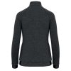 PA379 Női cipzáras magas nyakú vastag sztreccs pulóver Proact, Deep Grey Heather-2XL