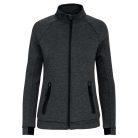 PA379 Női cipzáras magas nyakú vastag sztreccs pulóver Proact, Deep Grey Heather-XS