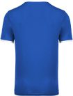 PA4000 rövid ujjú V-nyakú férfi sportpóló, kontrasztos betéttel Proact, Sporty Royal Blue/White-XL