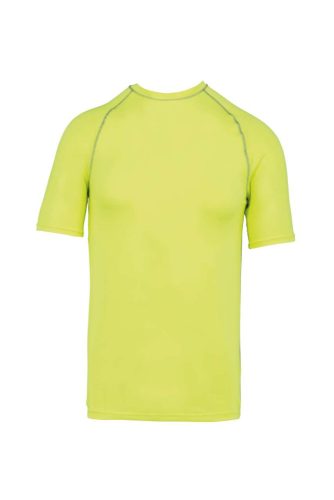 PA4007 szűk szabású unisex sztreccs surf póló Proact, Fluorescent Yellow-L