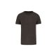 PA4011 rövid ujjú környakas triblend unisex sportpóló Proact, Dark Khaki Heather-3XL