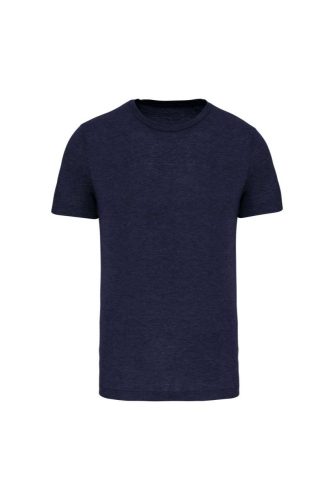 PA4011 rövid ujjú környakas triblend unisex sportpóló Proact, French Navy Heather-2XL