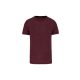 PA4011 rövid ujjú környakas triblend unisex sportpóló Proact, Wine Heather-2XL