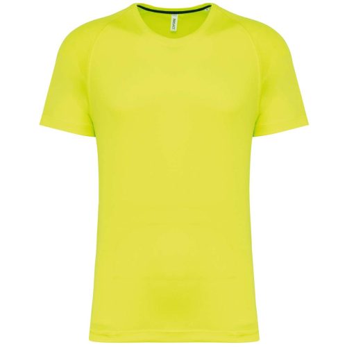 PA4012 férfi környakas rövid ujjú sportpóló Proact, Fluorescent Yellow-M