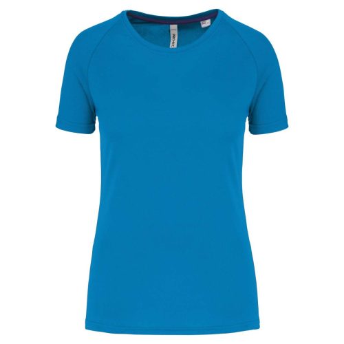 PA4013 rövid ujjú környakas Női sportpóló Proact, Aqua Blue-2XL