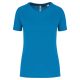 PA4013 rövid ujjú környakas Női sportpóló Proact, Aqua Blue-2XL