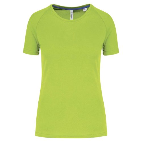 PA4013 rövid ujjú környakas Női sportpóló Proact, Lime-2XL