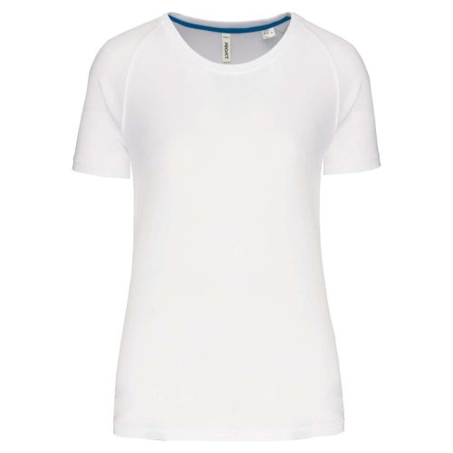 PA4013 rövid ujjú környakas Női sportpóló Proact, White-2XL