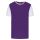 PA4023 kétszínű rövid ujjú környakas unisex sportpóló Proact, Sporty Purple/White-2XL