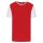 PA4023 kétszínű rövid ujjú környakas unisex sportpóló Proact, Sporty Red/White-2XL