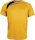 PA436 unisex rövid ujjú kereknyakú sportpóló színes panelekkel Proact, Sporty Yellow/Black/Storm Grey-XL