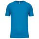 PA438 férfi környakas raglános rövid ujjú sportpóló Proact, Aqua Blue-2XL