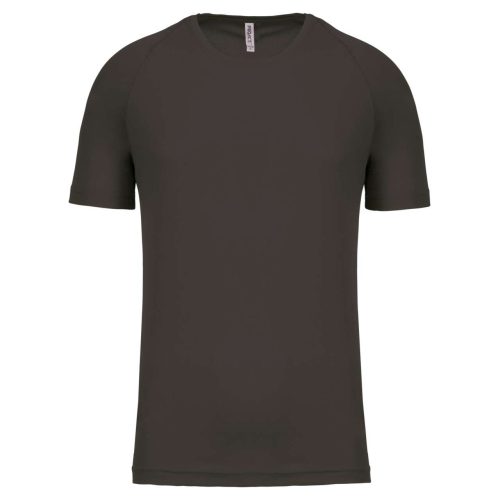 PA438 férfi környakas raglános rövid ujjú sportpóló Proact, Dark Grey-2XL