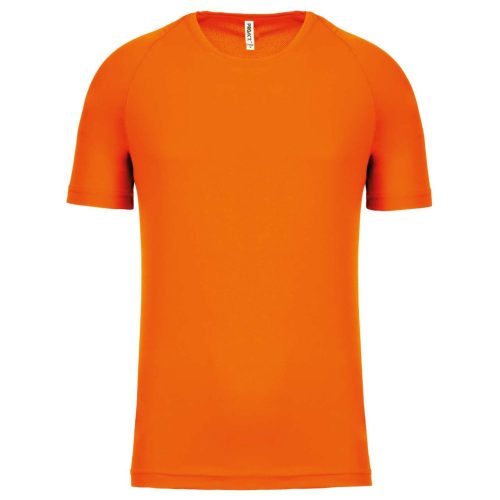 PA438 férfi környakas raglános rövid ujjú sportpóló Proact, Fluorescent Orange-2XL