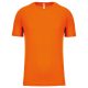 PA438 férfi környakas raglános rövid ujjú sportpóló Proact, Fluorescent Orange-2XL