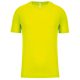 PA438 férfi környakas raglános rövid ujjú sportpóló Proact, Fluorescent Yellow-2XL