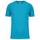 PA438 férfi környakas raglános rövid ujjú sportpóló Proact, Light Turquoise-2XL