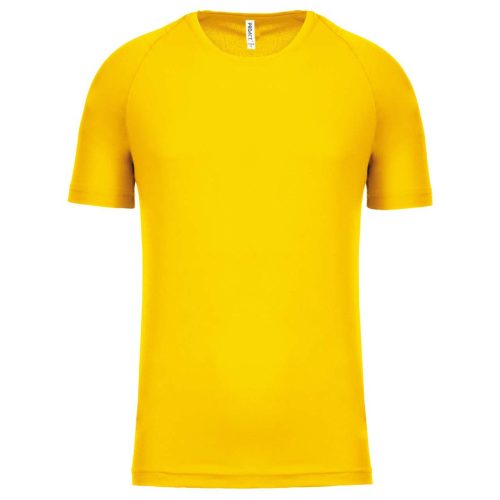 PA438 férfi környakas raglános rövid ujjú sportpóló Proact, True Yellow-2XL