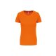 PA439 Női környakas raglános rövid ujjú sportpóló Proact, Fluorescent Orange-2XL