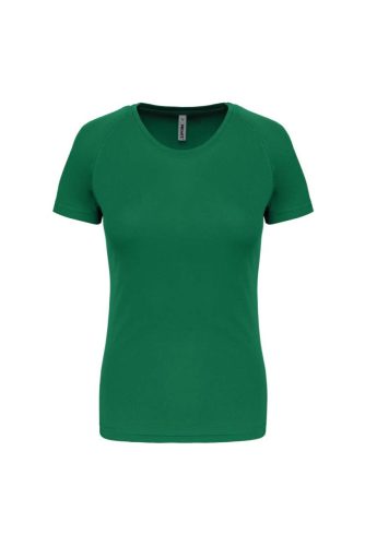 PA439 Női környakas raglános rövid ujjú sportpóló Proact, Kelly Green-2XL