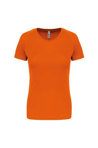 PA439 Női környakas raglános rövid ujjú sportpóló Proact, Orange-2XL