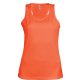 PA442 Női sporthátú ujjatlan sporttrikó Proact, Fluorescent Orange-M