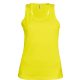 PA442 Női sporthátú ujjatlan sporttrikó Proact, Fluorescent Yellow-M