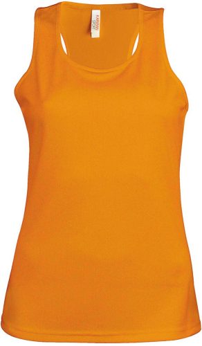 PA442 Női sporthátú ujjatlan sporttrikó Proact, Orange-XL