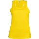 PA442 Női sporthátú ujjatlan sporttrikó Proact, True Yellow-XL