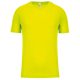 PA445 rövid ujjú kereknyakú gyerek sportpóló Proact, Fluorescent Yellow-10/12