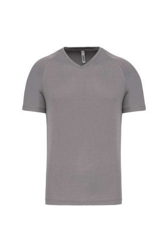 PA476 V-nyakú férfi rövid ujjú sportpóló Proact, Fine Grey-2XL