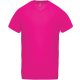 PA476 V-nyakú férfi rövid ujjú sportpóló Proact, Fuchsia-3XL