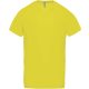 PA476 V-nyakú férfi rövid ujjú sportpóló Proact, Fluorescent Yellow-2XL