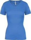 PA477 Női rövid ujjú V-nyakú sportpóló Proact, Sporty Royal Blue-2XL