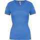 PA477 Női rövid ujjú V-nyakú sportpóló Proact, Sporty Royal Blue-2XL