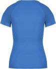 PA477 Női rövid ujjú V-nyakú sportpóló Proact, Sporty Royal Blue-2XL