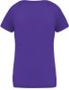 PA477 Női rövid ujjú V-nyakú sportpóló Proact, Violet-2XL