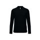 PA495 unisex hosszú ujjú galléros sprtpóló Proact, Black-2XL