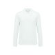 PA495 unisex hosszú ujjú galléros sprtpóló Proact, White-L