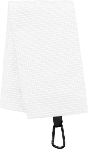 PA579 mikroszálas sport kéztörlő fém karabínerrel Proact, White-40X50