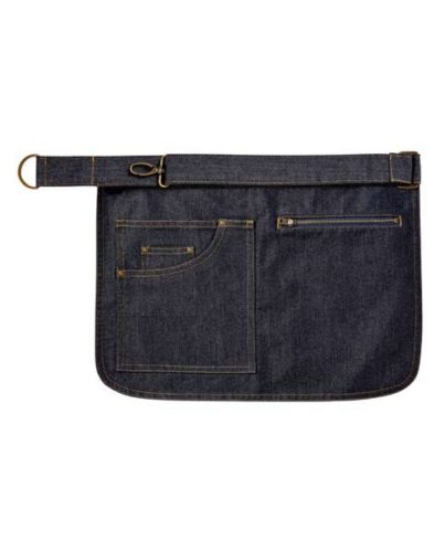 PR138 tabletbarát farmerstílusú vastag rövid kötény Premier, Indigo Denim-U