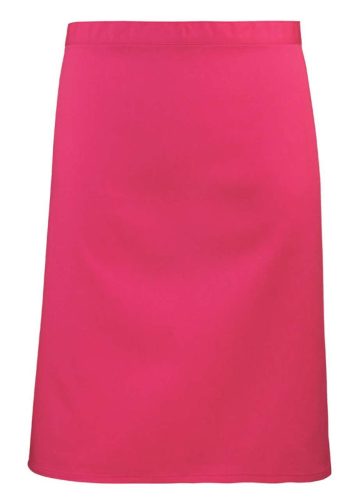 PR151 COLOURS félhosszú kötény, 90 cm hosszú megkötő pántokkal Premier, Hot Pink-U