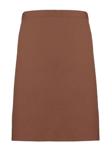 PR151 COLOURS félhosszú kötény, 90 cm hosszú megkötő pántokkal Premier, Mocha-U