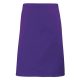 PR151 COLOURS félhosszú kötény, 90 cm hosszú megkötő pántokkal Premier, Purple-U