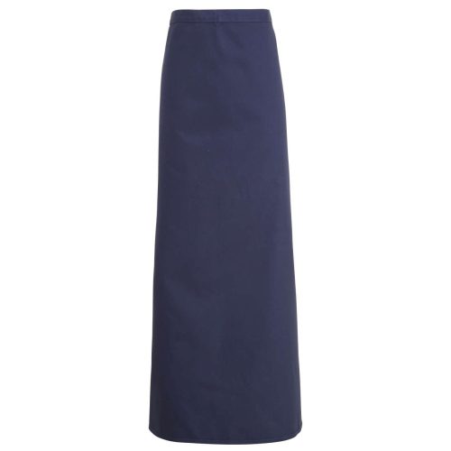 PR169 derekas hosszú bisztró kötény (100cmX100cm) Premier, Navy-U