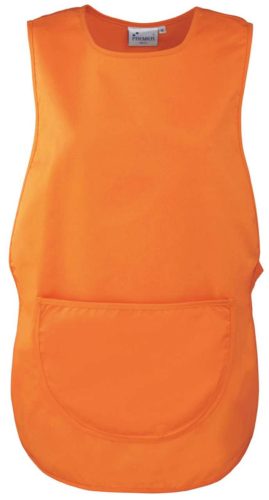 PR171 Női belebújós kötény, tunika Premier, Orange-3XL