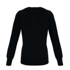 PR402 ESSENTIAL Női V-nyakú elején gombos akril kardigán Premier, Black-XL