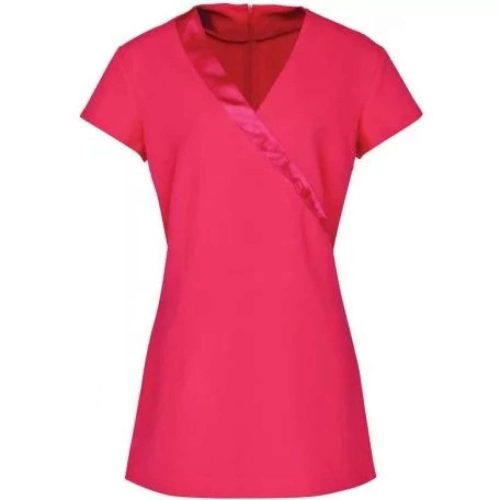 PR690 hátul cipzáras tunika szatén díszítéssel Premier, Hot Pink-3XL R